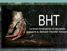 Tablet Screenshot of bernard-hermite-terrestre.com